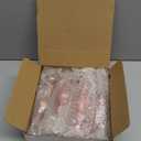 Mifoci 8 Pcs 6 Inch Mercury Glass Finial Christmas Ornaments Hanging Christmas Finials Glass Ornaments Assorted Mercury Decor for Vintage Holiday Xmas Tree Decoration , Copper Orange 