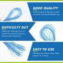 2 x RioRand Floss Threaders,Essential Tool for Maintaining Oral Health with Braces, Bridges, and Implants 200 Count (Pack of 4)