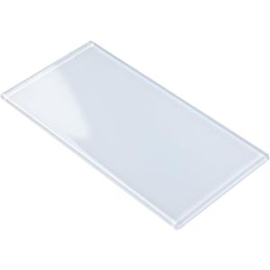 Lovdeco Peel and Stick Glass Subway Tile, 3 x 6 Inch, 5 Sq Ft, Ice Blue Glass for Bathroom Kitchen Backsplash Wall, 40-Pack