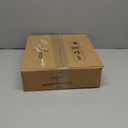 HOUSE DAY 12 Pack High-Grade Wooden Suit Hangers Skirt Hangers with Clips Solid Wood Pants Hanger Natural Smooth Finish Premium Wood Hanger with Durable Metal Clips for Blouse, Dress, Coat, Jacket