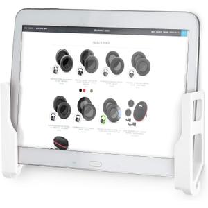 BRAINWAVZ Universal Tablet Wall Mount Dock Holder for iPad Air Mini & Pro, Galaxy Tab Note, Surface & iPhone, Pixel & More, Stick On 3M VHB, No Screws (White) BRAINWAVZ Universal Tablet Wall Mount Dock Holder for iPad Air Mini & Pro, Galaxy Tab Note, Surface & iPhone, Pixel & More, Stick On 3M VHB, No Screws (White)