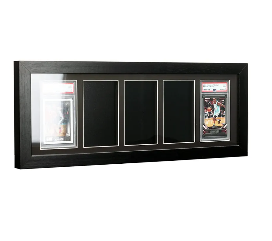 Graded Card Display Frame–Compatible with PSA, CGC, and TAG Slabs–Wall-Mount Trading Card Display Case for Sports Cards, Pokémon, and MTG