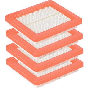17211-Z8B-901 Air Filter, 4 Pack HRX217 Air Filter for Honda GCV160LA1 GCV190LA Engine Harmony II HRR216 HRR216K9VKAA HRS216 HRN216 Walk Behind Mower