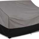 FORSPARK Waterproof Patio Sofa Cover, Heavy-Duty 3-Seater Outdoor Couch Cover, Universal Fit for Large Sofas & Deep Seats, Fits up to 87W x 37D x 35H