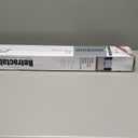 Reinforced 120 Inch Extra Long Retractable Baby & Dog Gate with Support Rods Prevents Crawling Under, 10 Ft Wide for Large Openings, Indoor/Outdoor Gate, White