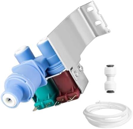 Showingo W10179146 WPW10179146 IMV708 W10408179 4389177 Refrigerator Water Inlet Valve Kit Replacement for Whirlpool Refrigerator Replace W10408179VP W1044578 W10155357, 2186486, 2205762, 2304757