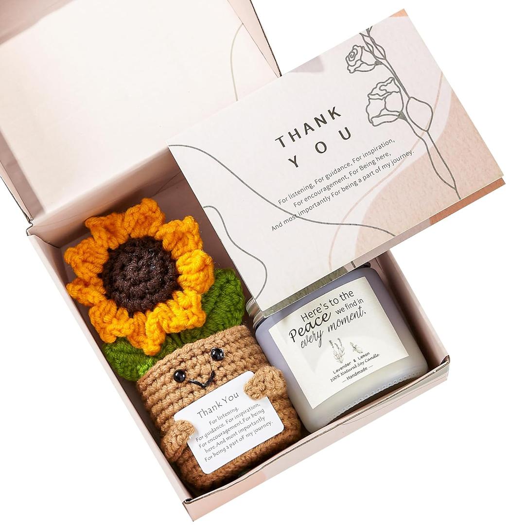 RainVibe Thank You Gifts for Women  Appreciation Gift Baskets for Teachers, Nurses, Bosses & Coworkers  Thoughtful Employee & Teacher Appreciation Gift Set