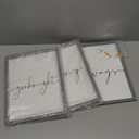 Set of 3 Framed Always Kiss Me Sign 11"x14" Living Room Wall Decor for Farmhouse Rustic Home Wall Art Wood Signs (Gray)