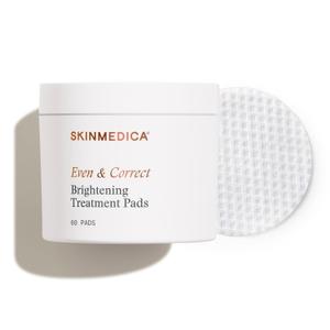 SkinMedica Even & Correct Brightening Treatment Pads For Face Exfoliating, 10% Glycolic Acid Pads That Are Retinol-Free, Alcohol-Free and Hydroquinone-Free, 60 Ct