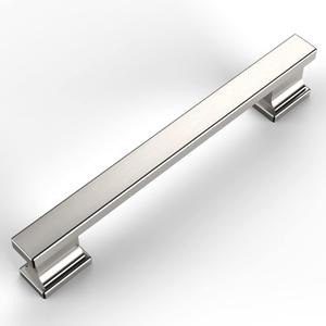 Amerdeco 20 Pack Satin Nickel Cabinet Pulls - 5 Inch Hole Centers - Kitchen Handles & Drawer Pulls (5"/128MM Hole Center, Brushed Satin Nickel)