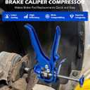 Orion Motor Tech Speedy Brake Caliper Compression Tool, Heavy Duty Caliper Piston Compressor Tool for Brake Pad Replacement, Disc Brake Caliper Tool for Single Piston Dual Piston on Most Cars & Trucks