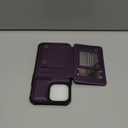 Vinich for iPhone 13 Pro Max Wallet Case with Card Holder, RFID Blocking Credit Slots Kickstand Shockproof Phone Cover for Women Men, Purple