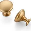 Ravinte 30 Pack Champagne Bronze Round Zinc Cabinet Knobs for Kitchen Bathroom Closet Dresser Cabinets