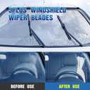 5 PLUS Windshield Wipers Replacement For 2016-2022 Honda HRV HR-V Windshield Wipers, Original Equipment Automotive Replacement Windshield Wiper Blades 26"+18"+10"(3 Wipers)