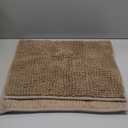 SUBRTEX Bathroom Rugs, 20" x 32" Chenille Bath Rug Soft Short Plush Bath Mat Soft Shower Mat Water Absorbent Shower Mat Quick Dry Machine Washable, Taupe Brown (1'8" x 2'8" (Rectangular))