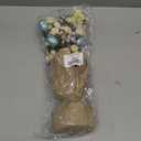 Handmade Artificial Flower Sticks with White Filler for Home Décor