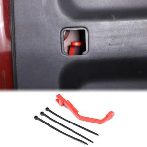 Car Tailgate Emergency Locks Holder Compatible with Toyota FJ Cruiser 2007-2021+, Tailgate Lock Switch Bracket, Rear Door Panel Forced Door Opening Switch Bracket Installation Replacement Accessories