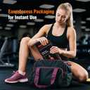 9 Pcs Precut Kinesiology Tape for Knees - Pro Waterproof and Breathable Knee Tape - Latex-Free and Elastic Athletic Tape for Stability Support