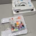 Sewing Machine for Beginners with Extension Table Portable Mini Sewing Machines Kit Supplies 12 Built-in Stitches with Needles Assorted Thread Kit Starter Kit Easiest for Adult and Kids