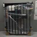 Babelio Baby Gate for Stairs, Kitchen & Doorways, No Bottom Bar| One-Handed Operation| Auto-Close| Hardware Mount (Drill Needed) Safety Dog/Pet Gate (Black - B17, 26-43" W, 28" H)