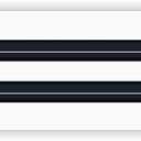 36" Linear Slot Diffuser - (2 Slot) Double Slot - White Decorative Aluminum Air Vent - Heating and Cooling Modern AC Vent Cover for Ceiling, Walls & Floors - Texas Buildmart