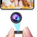 4K HD Mini Camera, HD Night Vision Home Nanny - Smallest WiFi Wireless Camera with Motion Detection, App Control, Cloud Storage and SD Storage for Pet/Infant/Car Surveillance