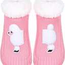 Knit Fleece-lined Warm Cute Fuzzy Socks Non Slip Cozy Soft Funny Fluffy House Socks Gifts
