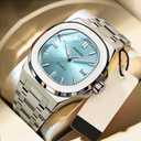 Mens Classic Square Quartz Watches Imitation Mechanical Watches