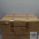 Walkers for Seniors, Rollator Walker with Seat, 12" Big Rubber Wheels All Terrain Rollator Walker with Backrest, Built-in Cable, Cup Holder, Foldable and Height Adjustment for Seniors, Gold