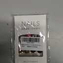 Bellelfin Burgundy Press on Nails Christmas, 24pcs Red Press on Nails Short Square with Glitter Design for Christmas, Glossy Full Cover Acrylic Fake Nails for Women