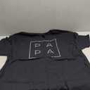 PAPA Square - Father's Day Gift For Dad, Papa, Grandpa T-Shirt (Black, Small)