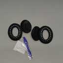 Replacement Earpads Cushions for Bose QC35/25/15/AE2/AE 2i/AE 2w/SoundTrue/SoundLink Headphone, 1 Pair Noise Isolating On-Ear Ear Pads with Soft Memory Foam with Premium Protein Leather(Black)