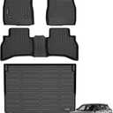 ANBINGO All Weather Floor Mats for Chevy Trailblazer AWD 2025 2024 2023 2022 2021 & Cargo Liner for Trailblazer AWD (Cargo Tray in Upper Deck Position) Set - Black