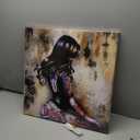 KREATIVE ARTS Canvas Pop Art Wall Art Body Graffiti Street Art Canvas Wall Art Pictures Prints for Living Room Office Home Decoration 24x24inch