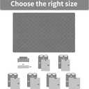 Easy-Going 100% Waterproof Dog Bed Cover Reversible Leak Proof Couch Cover Washable Sofa Cover Furniture Protector Blanket for Pets Kids Children Dog Cat (30x70 Inch, Gray/Light Gray)