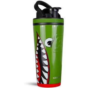 Ice Shaker Insulated Stainless Steel Shaker Bottle | 26oz, Bomber | Cold for 30+ Hours | Insulated Cup with Twist-on Agitator | Odor-Free Bottle for Protein Shakes, Water, Smoothies, Cocktails