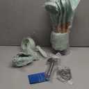 Silicone Cooking Kitchen Utensil Set, Fungun 35 pcs Kitchen Utensils Tools Wooden Handle Spoons Spatulas Set Cookware Turner Tongs Whisk Kitchen Gadgets with Holder (Turqoise)