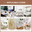 Warmstar Clear Table Cover Protector 28 x 72 Inch,1.5mm Thick Plastic Table Cover Rectangle,PVC Clear Table Protector,Desk Protector Mat for Kitchen, Dresser, Writing DeskDining Room Table
