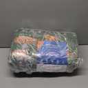 Mushroom Washable Rug 5x7 Area Rugs for Living Room, Insect Print for Bedroom, Non Slip Throw Rugs with Rubber Back, Soft Low Pile Dining Room Carpet for Under Table, Green