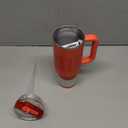 STANLEY Quencher ProTour Flip Straw Tumbler with Leakproof Lid | Built-In Straw & Handle | Cupholder Compatible for Travel | Insulated Stainless Steel Cup | BPA-Free (40 Ounces, Hot Coral Fade)