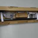 TONIAL Curtain Rod 16 to 30 Inch(1.3 to 2.5 ft), Adjustable Splicing Window Curtain Rods, 3/4 Drapery Rods for Windows, Decorative Single Rod with Modern Cap Finial, Black