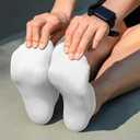 No Show Socks Women, 8 Pairs Low Cut Ankle Anti-slid Athletic Casual Invisible Liner Running Socks (L)