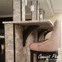 Ekena Millwork BRC04X10X10MRC00RWR 4"W x 10"D x 10"H Merced Rough Sawn Knee Brace, Western Red Cedar