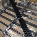 15 Panels Decorative Garden Fence, 32 in(H) X 30 ft(L) No Dig Dog Fence Outdoor for Yard, Rustproof Tall Metal Garden Fencing Animal Barrier with Ground Stakes, Temporary Fencing for Patio Outdoor