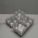 tutata Goose Egg Cartons, 40 Pack, 1/3 Dozen Jumbo Egg Carton, Plastic Box, Blank Top