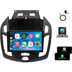 9 inch Car Radio for Ford Transit Connect 2014 2015 2016 2017 2018 with Wireless Carplay Android Auto [2+32G] Bluetooth Screen Stereo with WiFi Bluetooth GPS Navigation Backup Camera