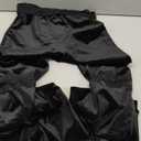 Goth Bell Bottom Pants for Women Punk Flare Stretch Y2k Emo 70s Black (L)