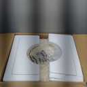 COSIEST Outdoor Antique Cream Side Table Faux Wood, Hand-Painted Wood Stump Stool, Ottomans, Plant Stand, Deck or Garden (1PC, Beige)