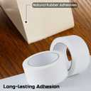 Lichamp Double Sided Carpet Tape 2" x 44 Yards, Hardwood Floors Carpet Tape for Area Rugs On Carpet Tile Stickers Rug Gripper Tapes, 11 Yards x 4 Rolls