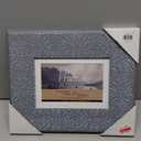 HD Designs Gray Geo Pattern Photo Frame, 7 x 5 in